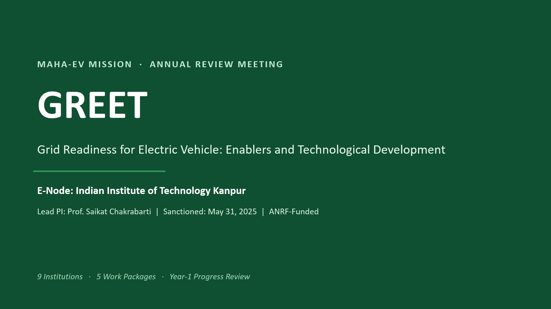 GREET Review Meeting preview